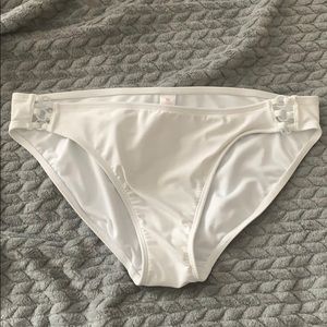 White bathing suit bottoms